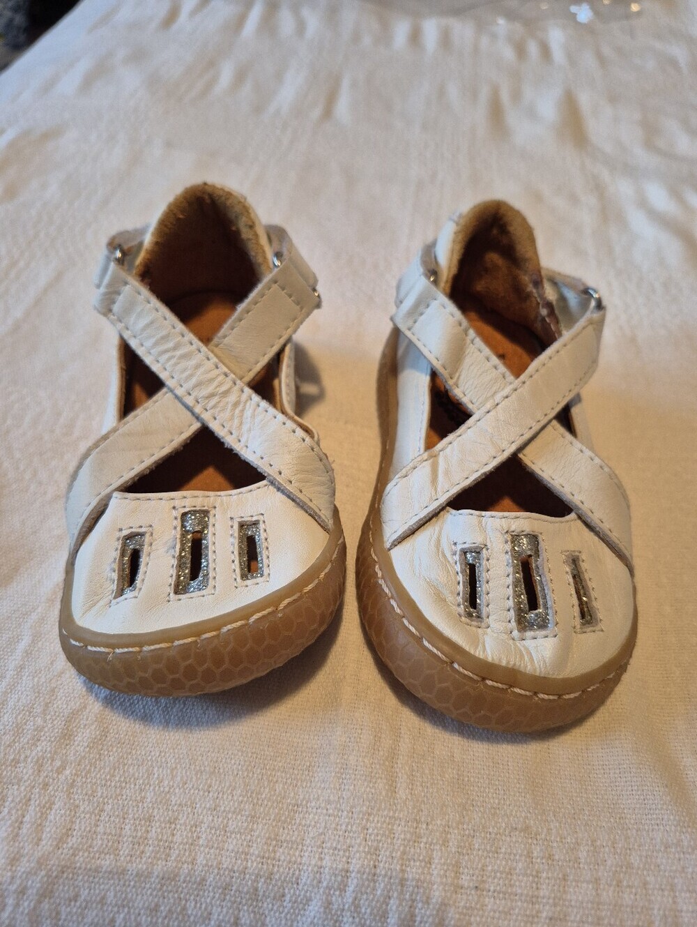 Livie & Luca Luz Flat 4 (Toddler) hook and loop closure VGUC